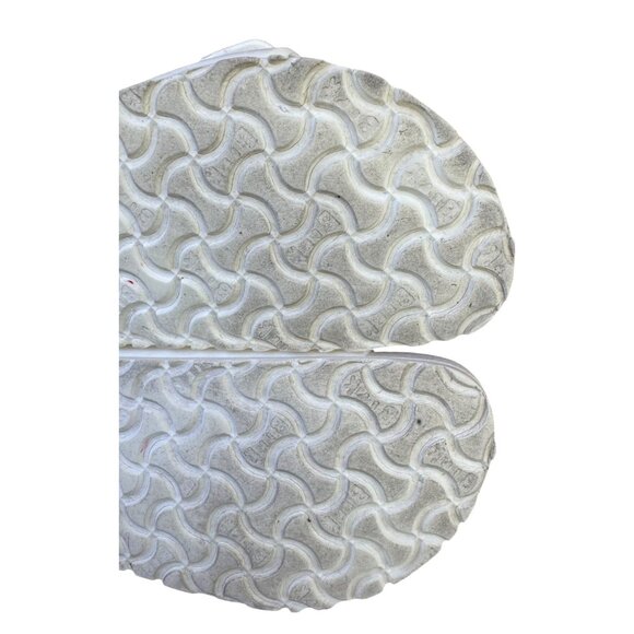 Birkenstock Arizona EVA Sandals Sz EU 40 US L 9 M 7 White Double Strap Narrow - Picture 12 of 12